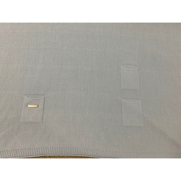 Mersea Catalina Oversized Crewneck Blue Lagenlook Side Slit Sweater Womens OS - Picture 8 of 12